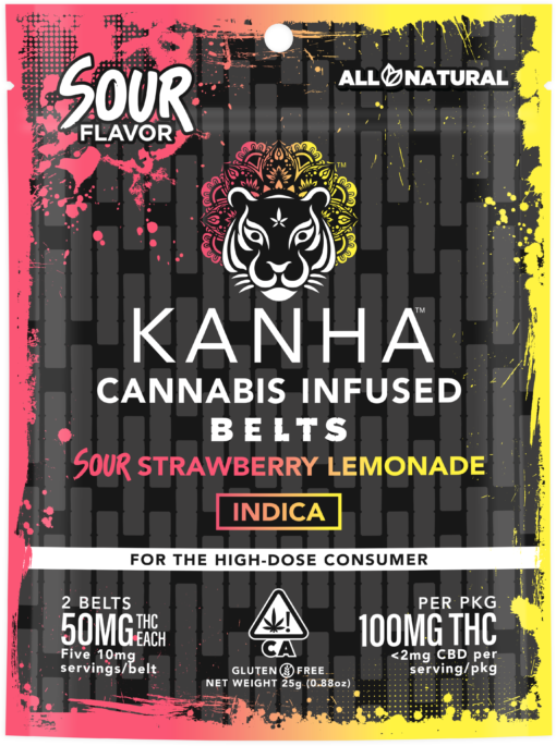 Kanha Gummies Sour Strawberry Lemonade