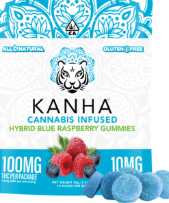 Kanha Gummies Blue Raspberry