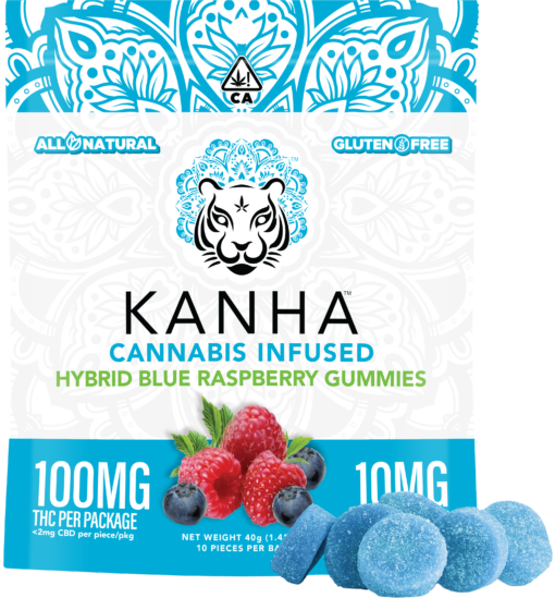 Kanha Gummies Blue Raspberry