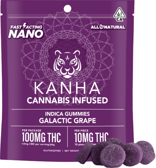 Kanha Gummies Galactic Grape