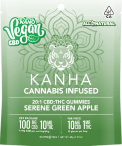 Kanha Gummies Serene Green Apple