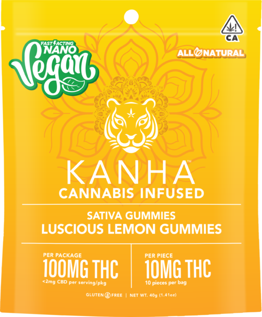 Kanha Gummies Luscious Lemon